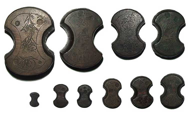 江戸時代両替商で使われていた分銅
